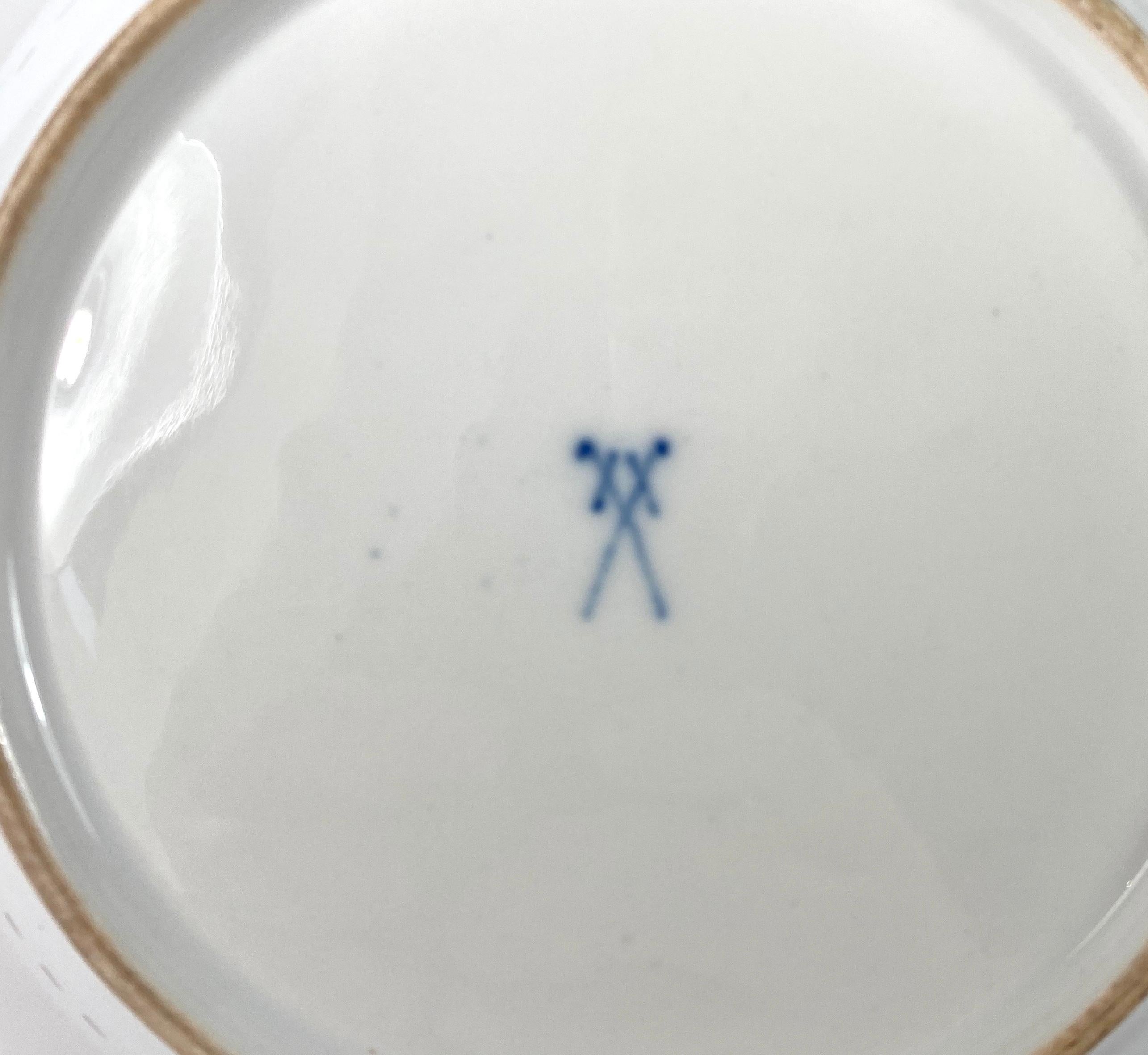 Mid-19th Century Meissen Porcelain Reticulated Plate, circa 1850