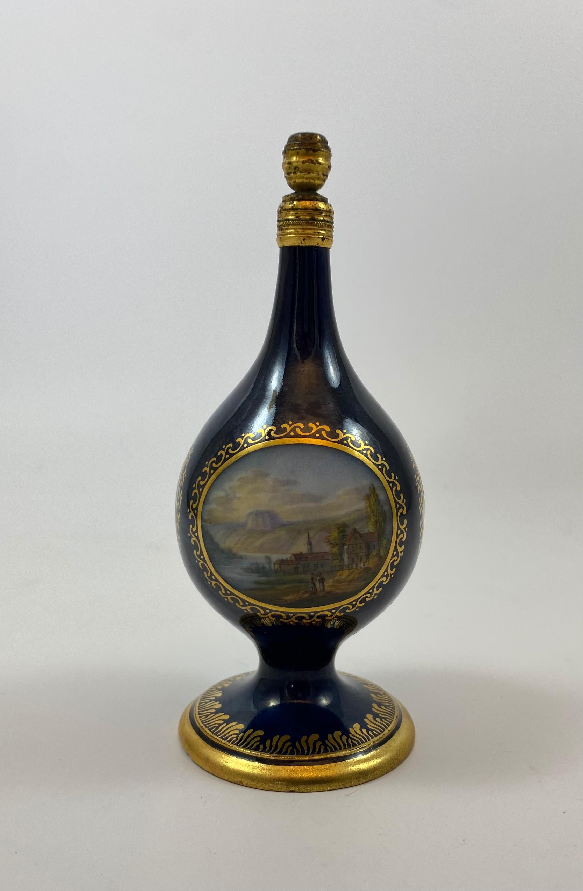 Georgian Meissen Porcelain Scent Bottle, c. 1790, Marcolini Period