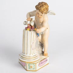 Sculpture en porcelaine de Meissen, XIXe siècle, période Napoléon III.