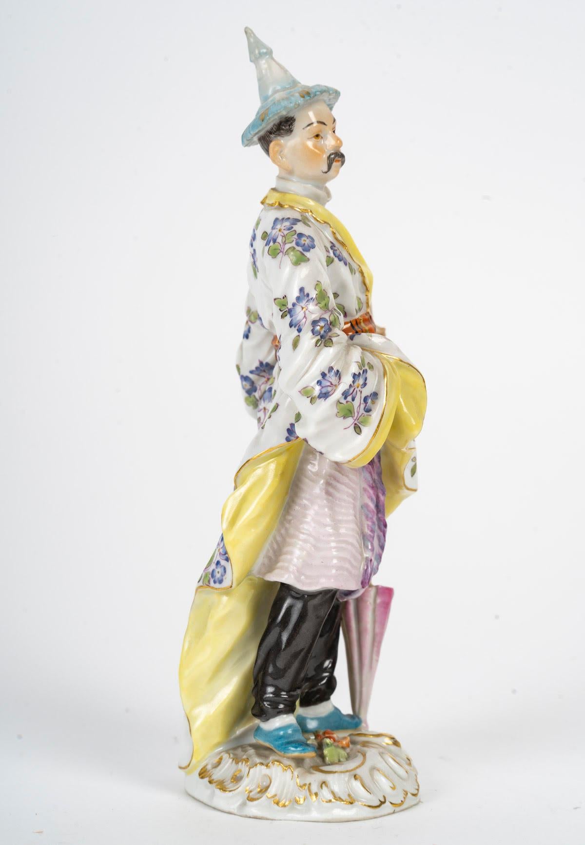 Tedesco Scultura in porcellana di Meissen, stile XIX secolo, XX secolo. in vendita