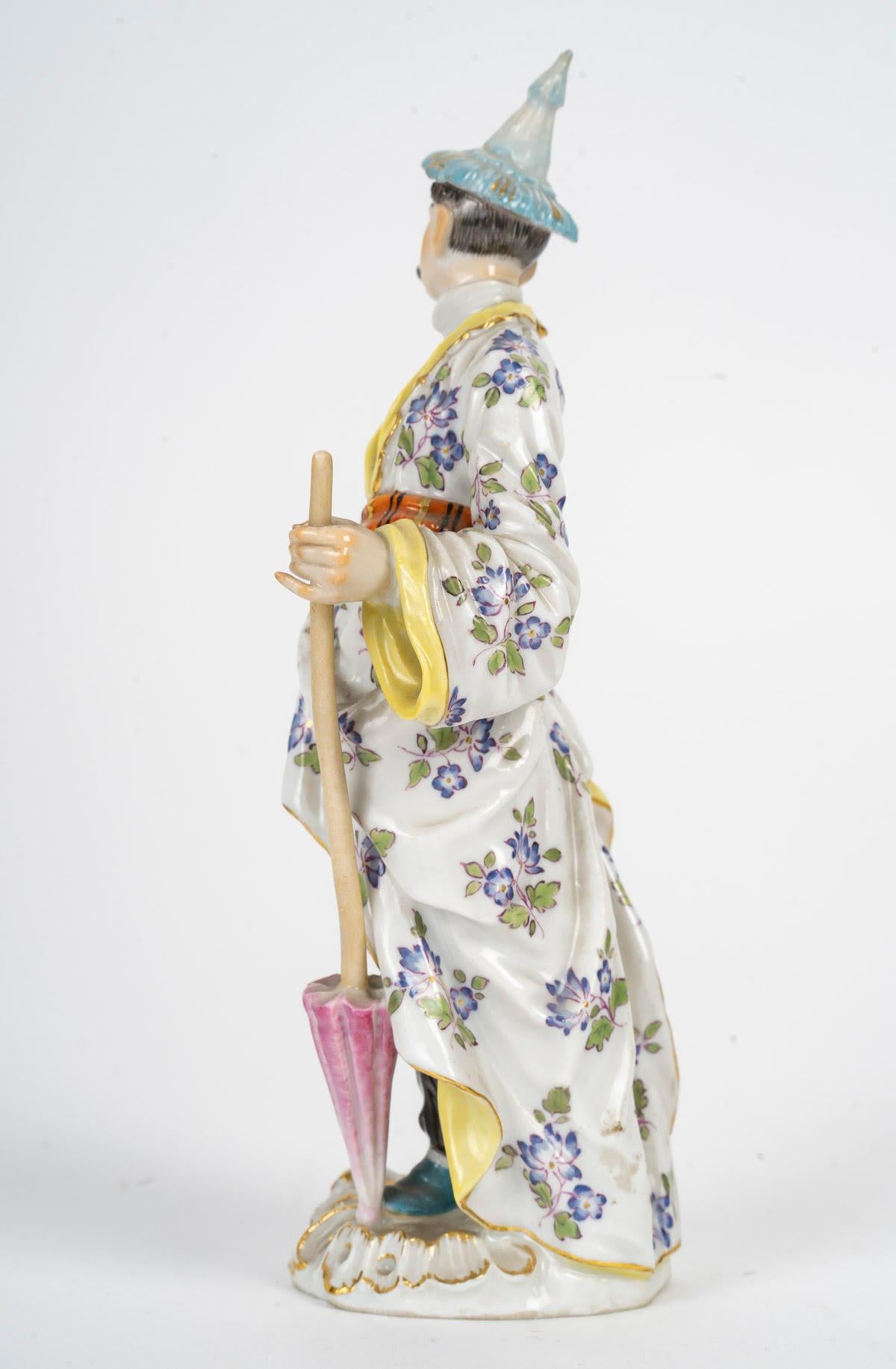 Porcellana Scultura in porcellana di Meissen, stile XIX secolo, XX secolo. in vendita