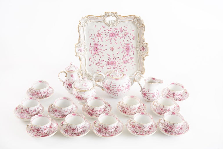 Meissen Porcelain Tea / Coffee Service / 12 People For Sale 5