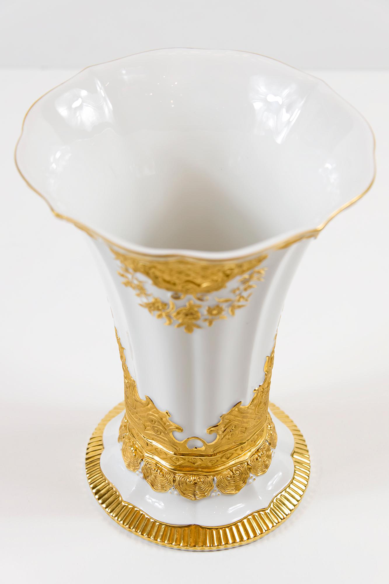 Jarrón de porcelana de Meissen en Bueno Estado en Vilnius, LT