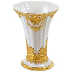 Jarrón de porcelana de Meissen