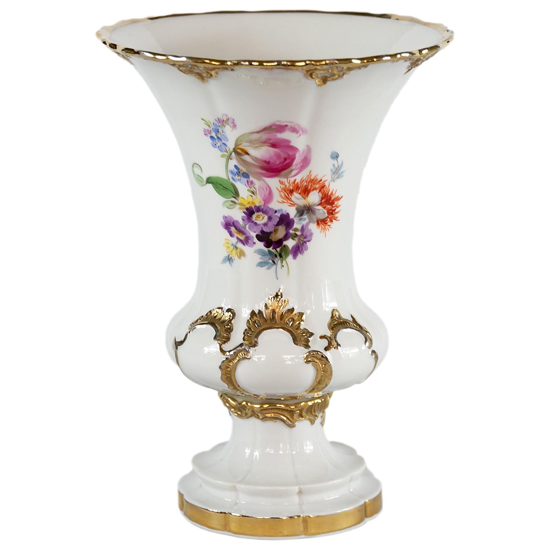 Meissen Porcelain Vase at 1stDibs