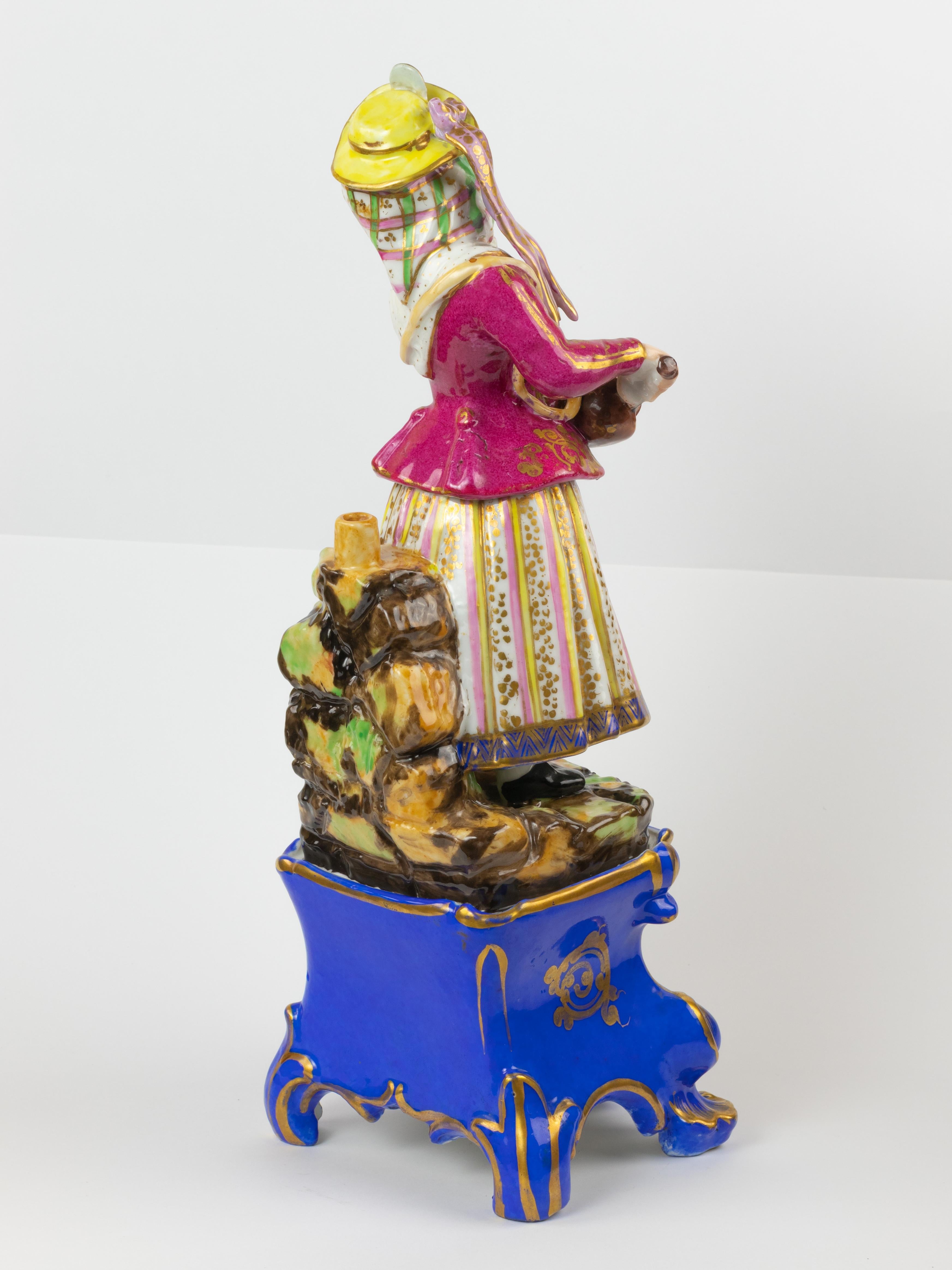 Meissen Porcelain Woman Porcelain Figure, (20th Century) For Sale 2