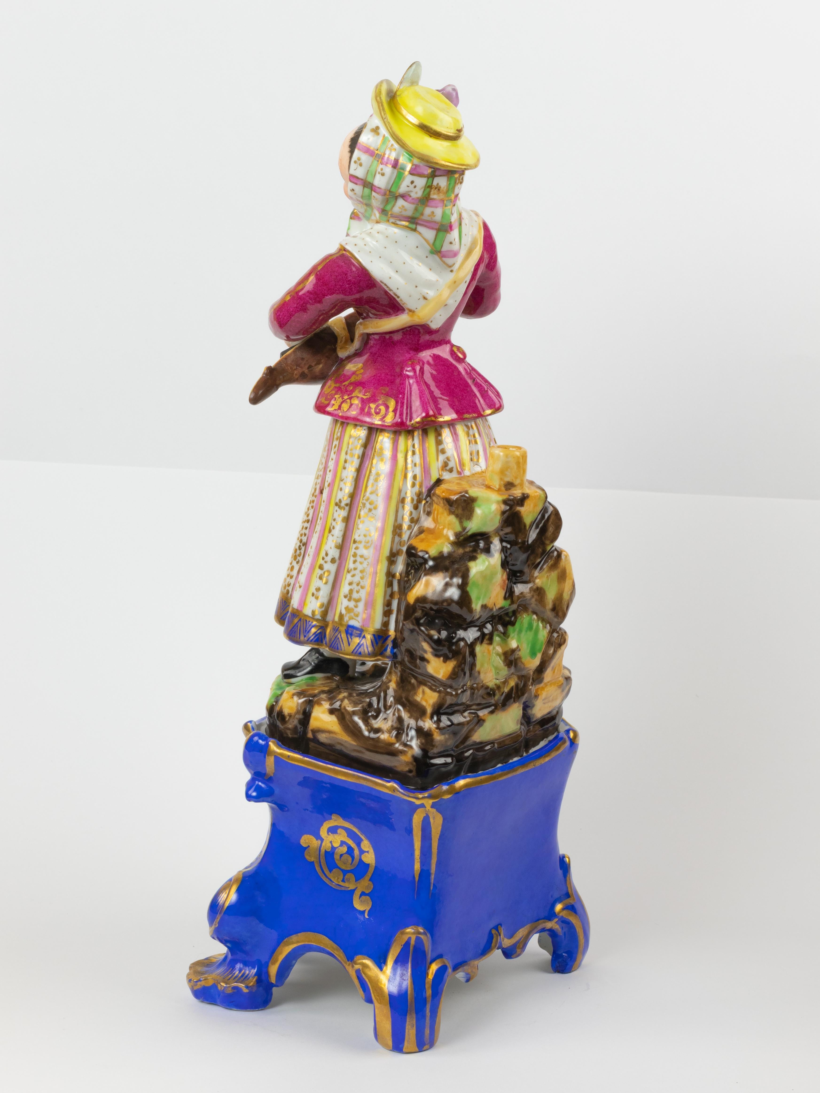 Meissen Porcelain Woman Porcelain Figure, (20th Century) For Sale 3