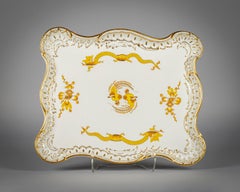 Meissen Porcelain Yellow Dragon Tea Service, 20th century