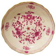 Retro Meissen Purple Indian Serving Bowl