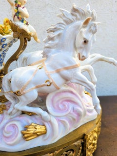 Taste of Meissen, Putto Driving A Flower Cart, 19th Century