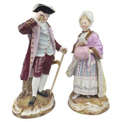 Meissen Racegoer and Companion