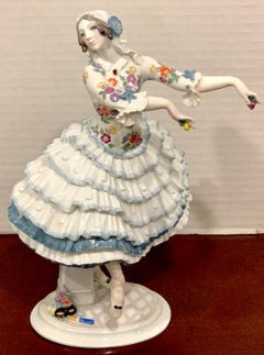 Ballerine russe de Meissen "Chiarina", par Paul Scheurich