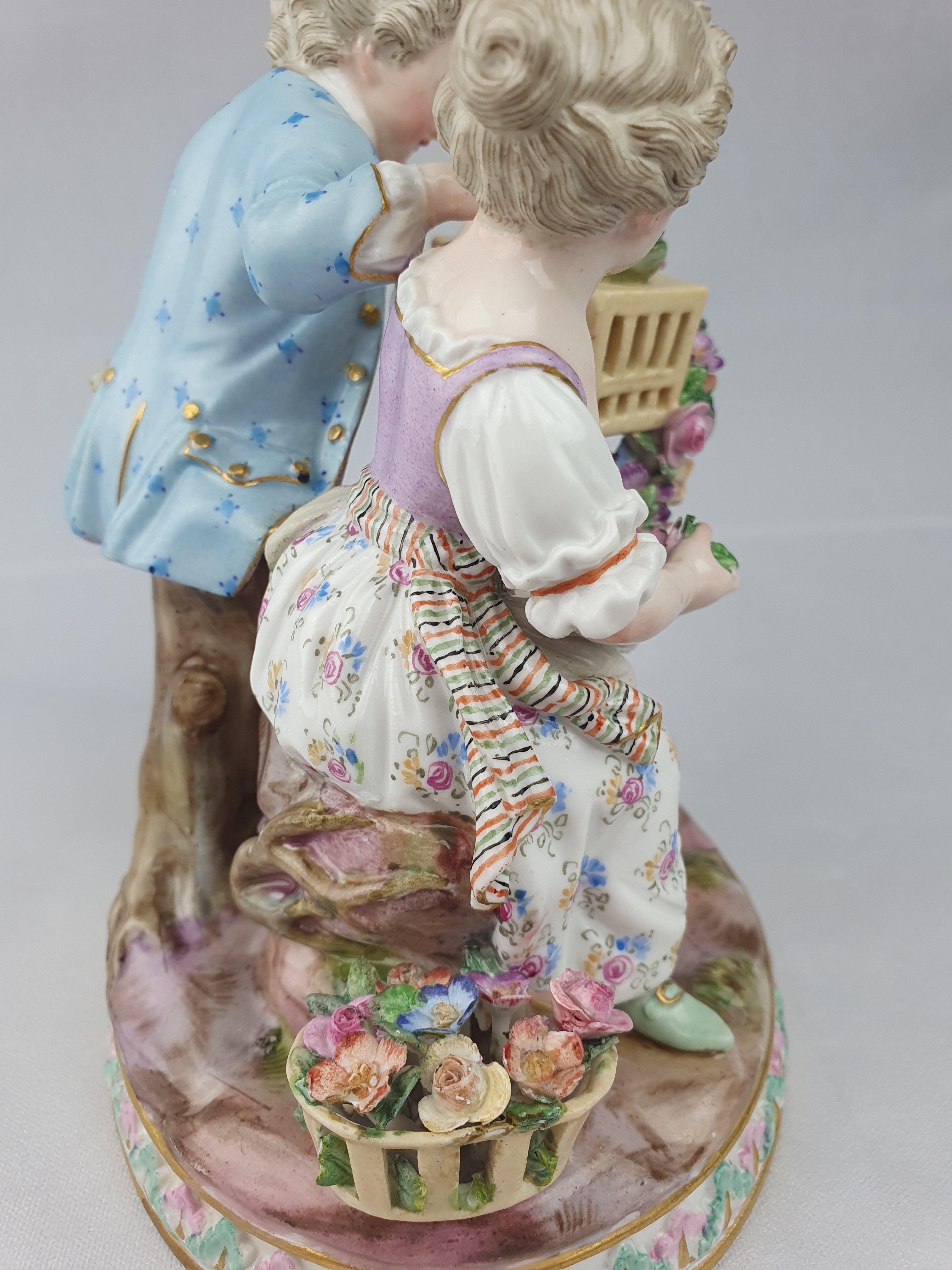 Meissen Spring Season Group In Good Condition For Sale In Altrincham, GB