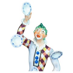 Statue de Meissen « The Juggler » de Peter Strang pour Franklin Mint. Allemagne, années 1970