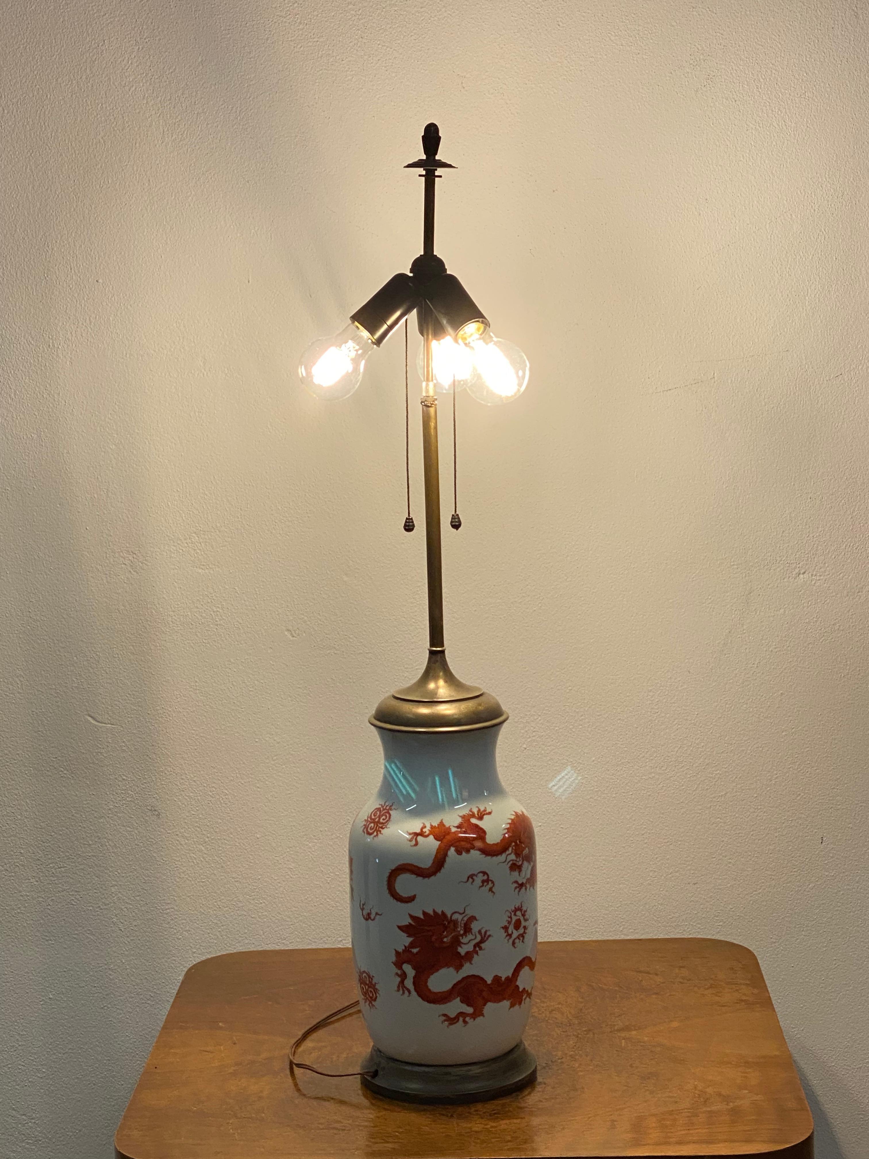 Meissen Table Lamp from the 1920s For Sale 3