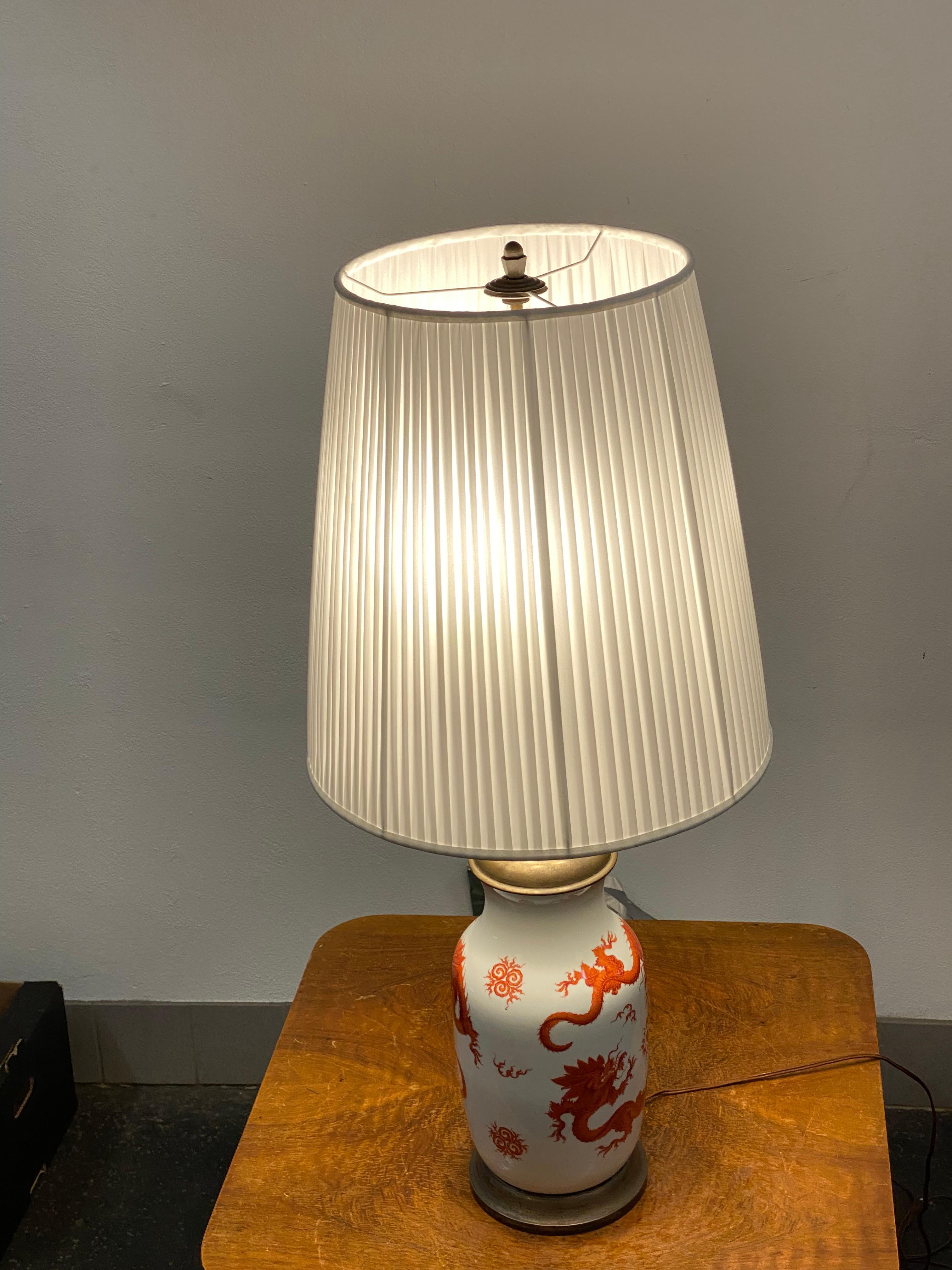 Meissen Table Lamp from the 1920s For Sale 6