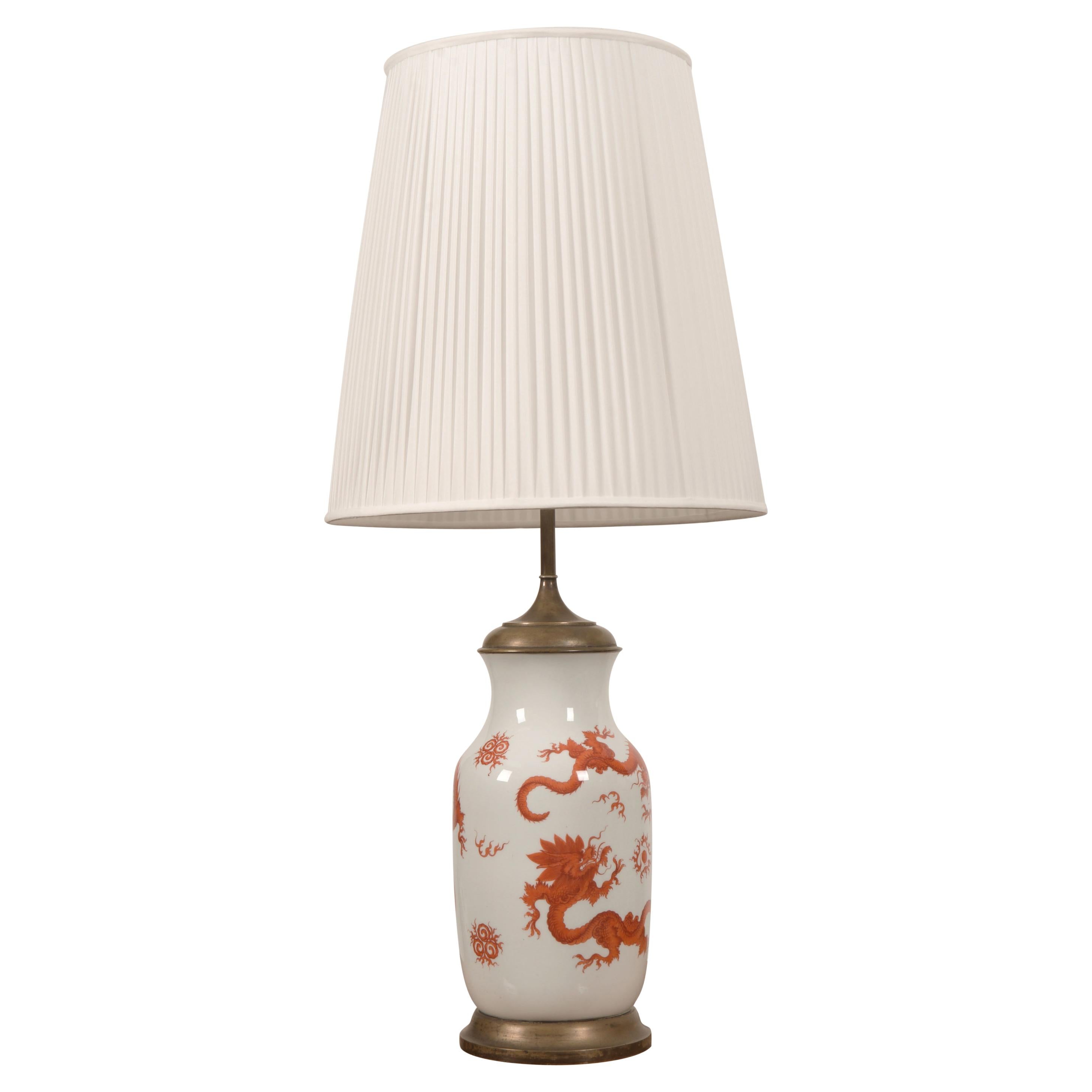 Meissen Table Lamp from the 1920s For Sale