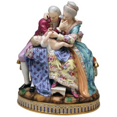 Meissen the Lucky Parents Model E 81 Michel Victor Acier Rococo made c. 1773