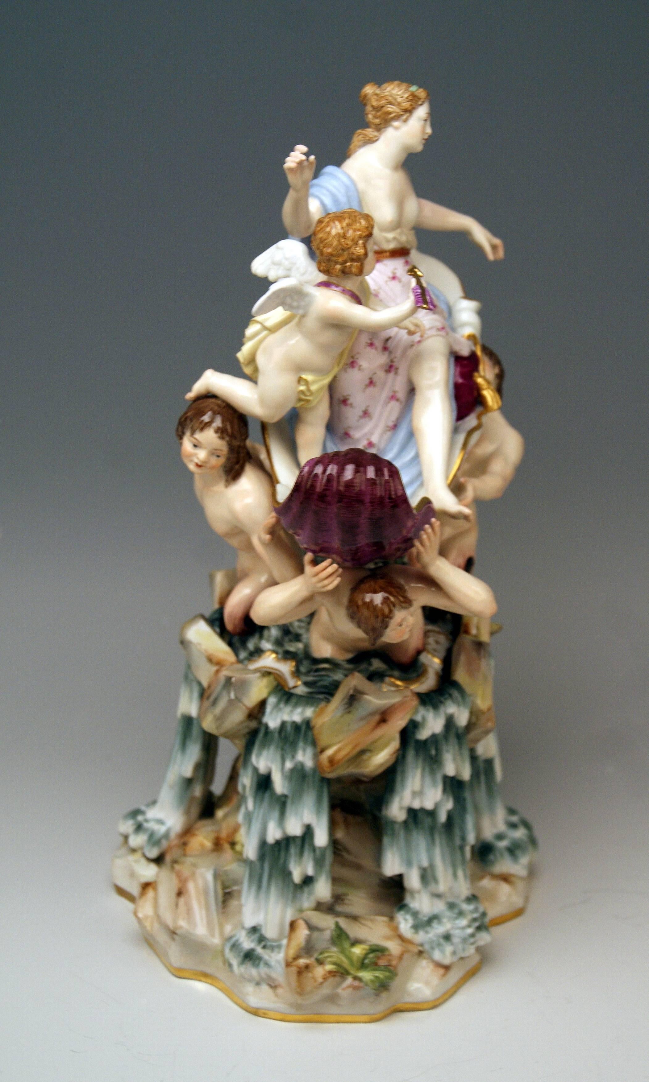 Meissen Triumph of Venus Model 127 Kaendler Johann Joachim c.1870 2