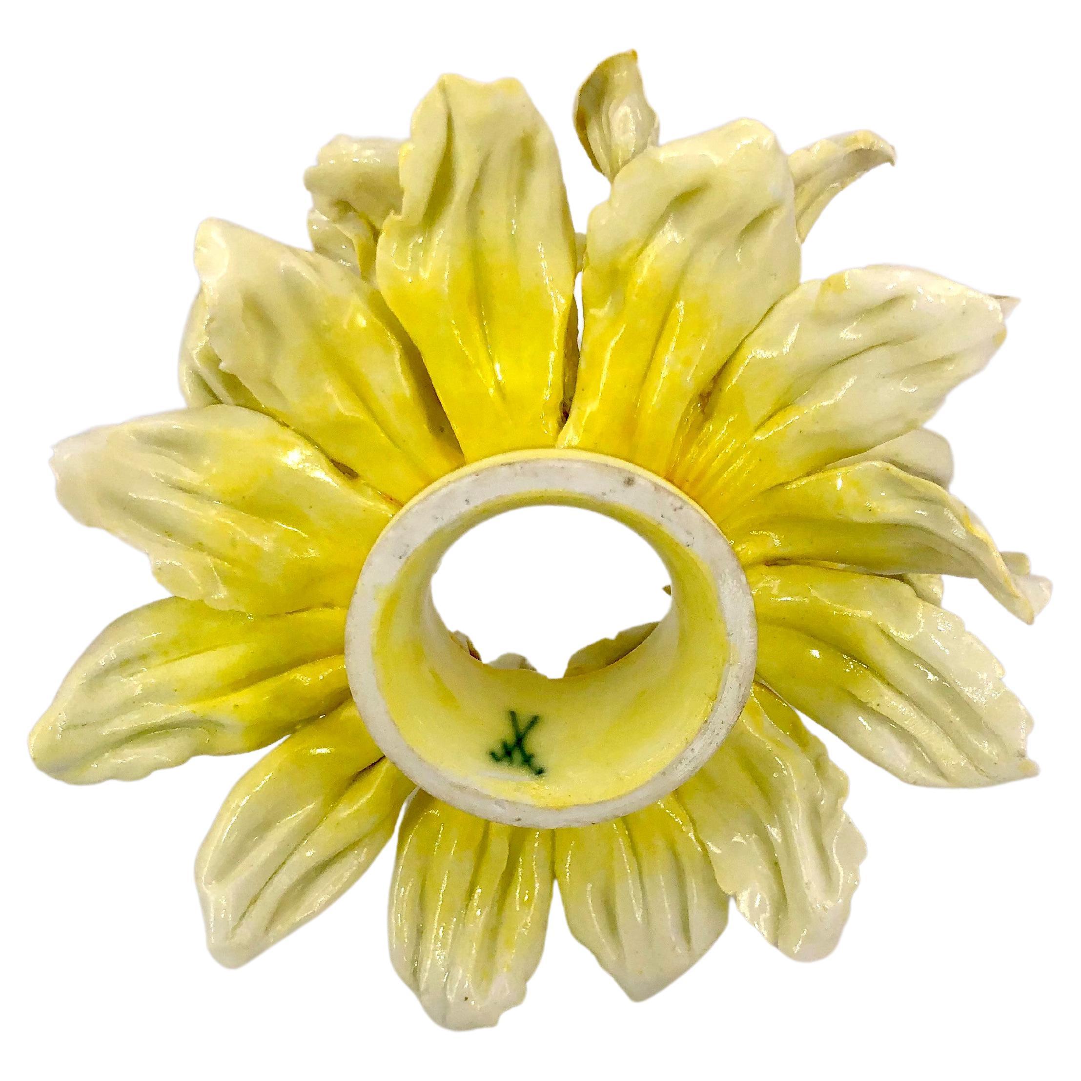 Meissener Unikat Jugendstill Blte als Lampenschirm im Angebot