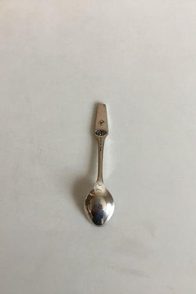 Meka sterling silver christmas teaspoon 1973. 

Measures 11 cm / 4 21/64 in. With Agfa Logo.