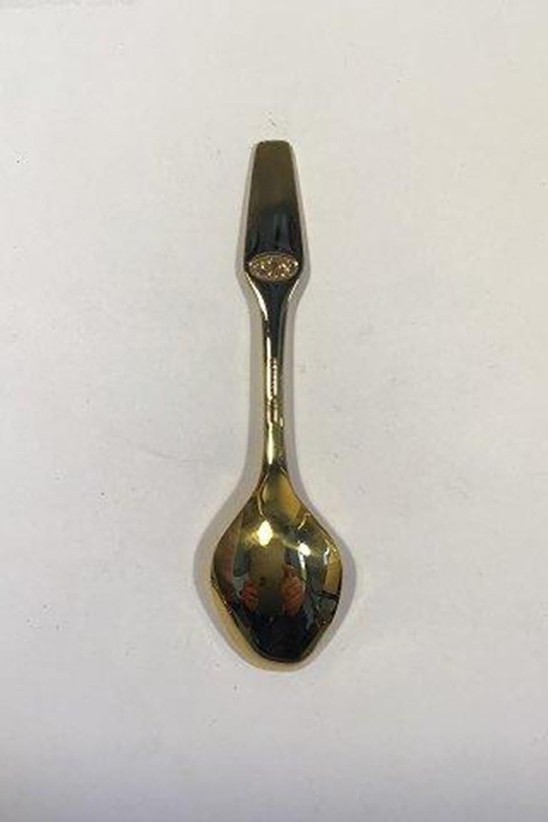 Meka sterling silver gilt Christmas teaspoon 1978. 

Measures 11 cm / 4 21/64 in.