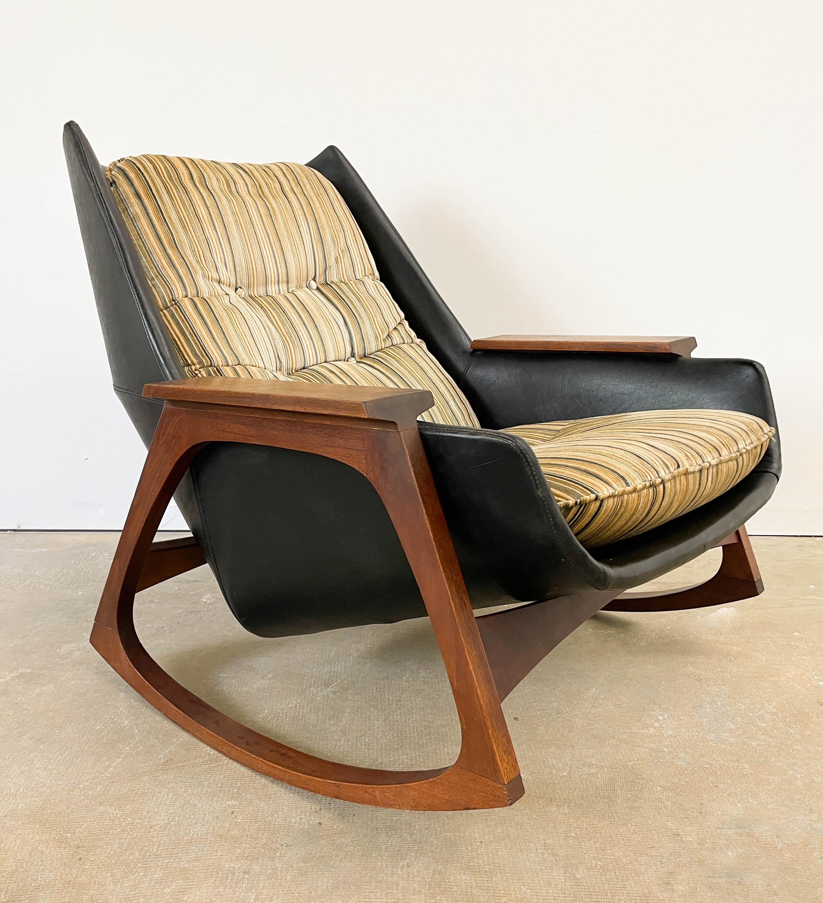 American Mel Abitz Mid Century Modern Malabar Rocking Chair