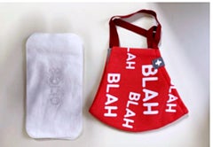 Blah, Blah, Blah (Limited Edition face mask with Bochner's most famous text)