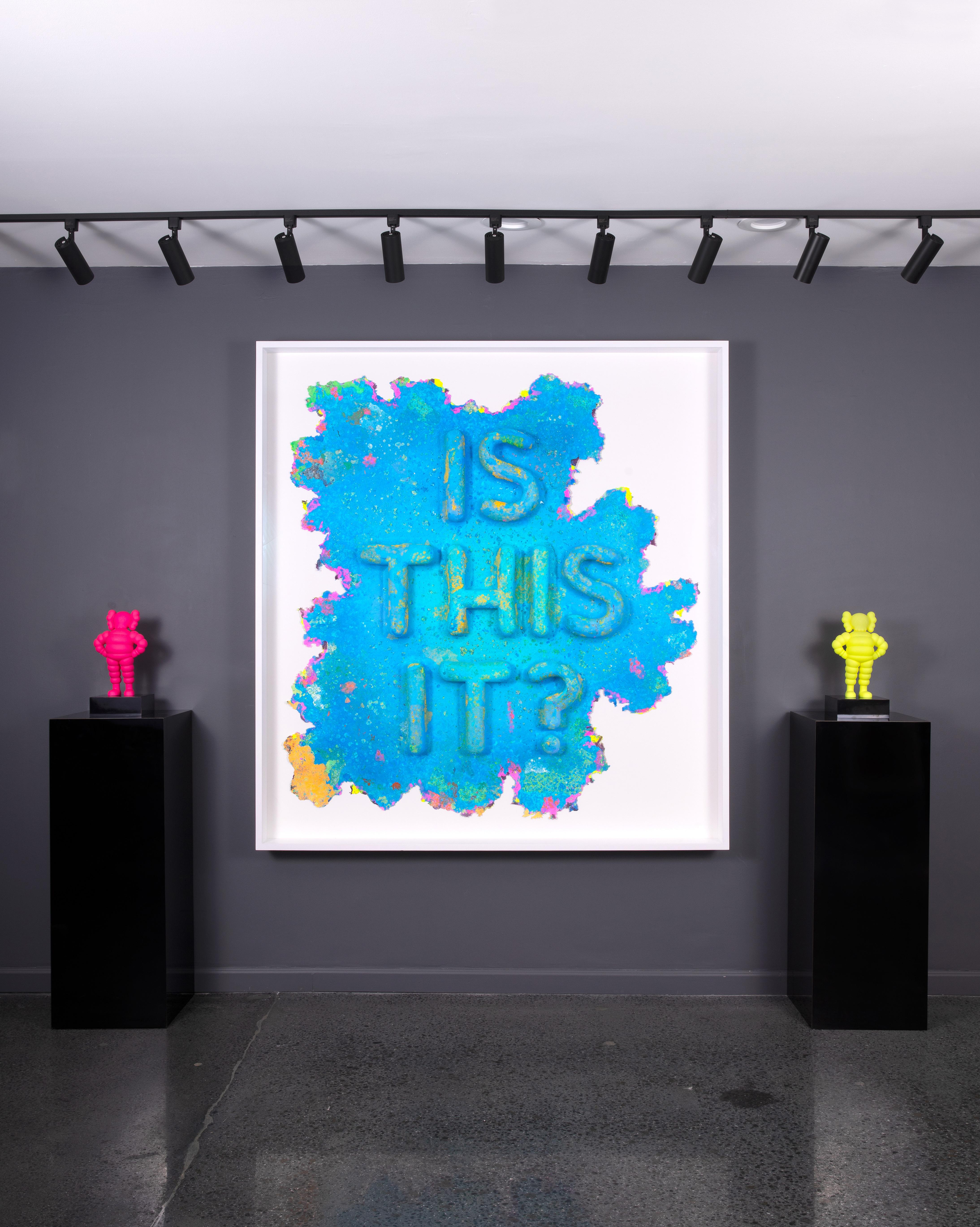 Mel Bochner 'Is This It?' Cast and Pigmented Paper, 2023 1