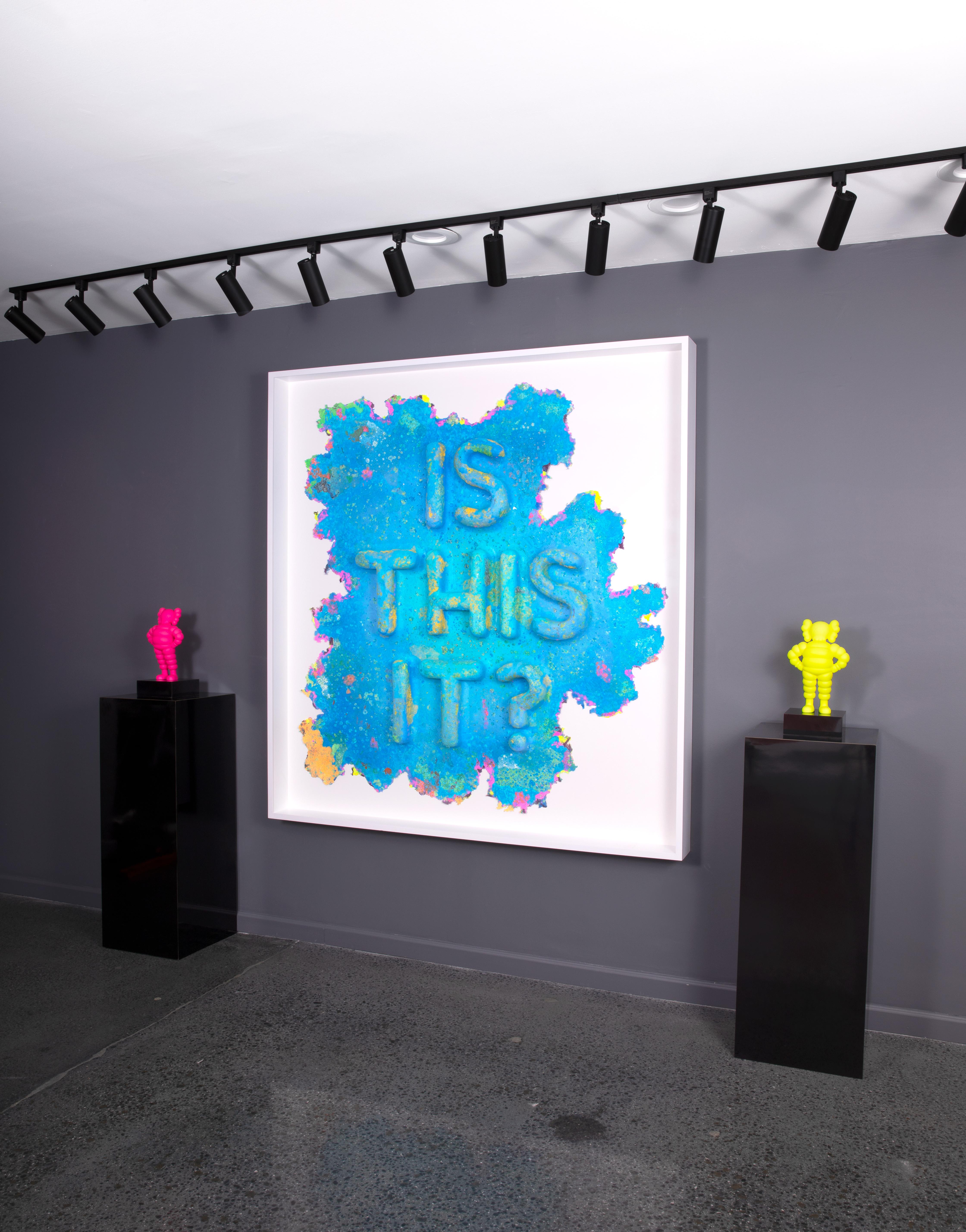 Mel Bochner 'Is This It?' Cast and Pigmented Paper, 2023 4