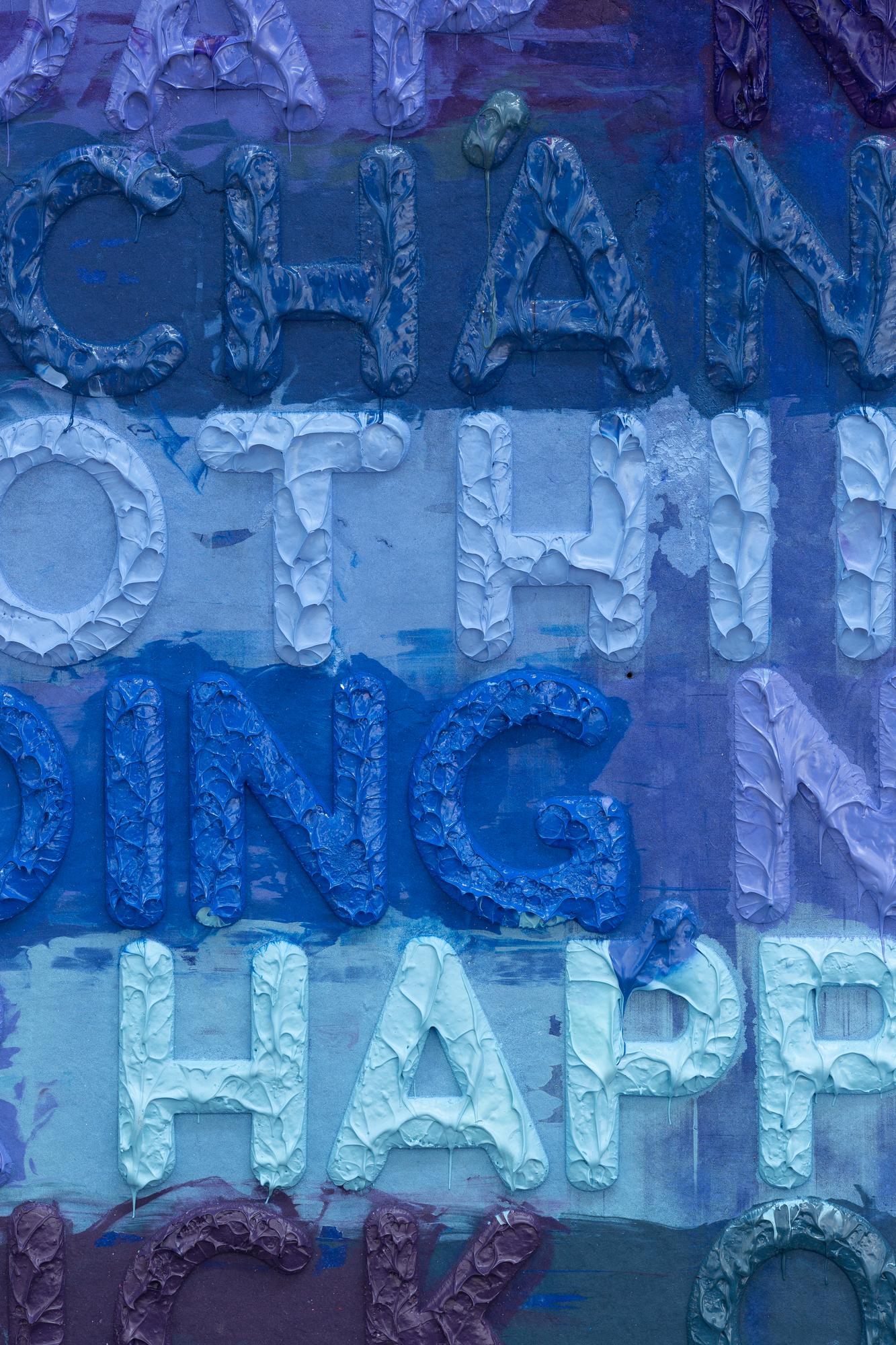 No - Contemporary Painting by Mel Bochner