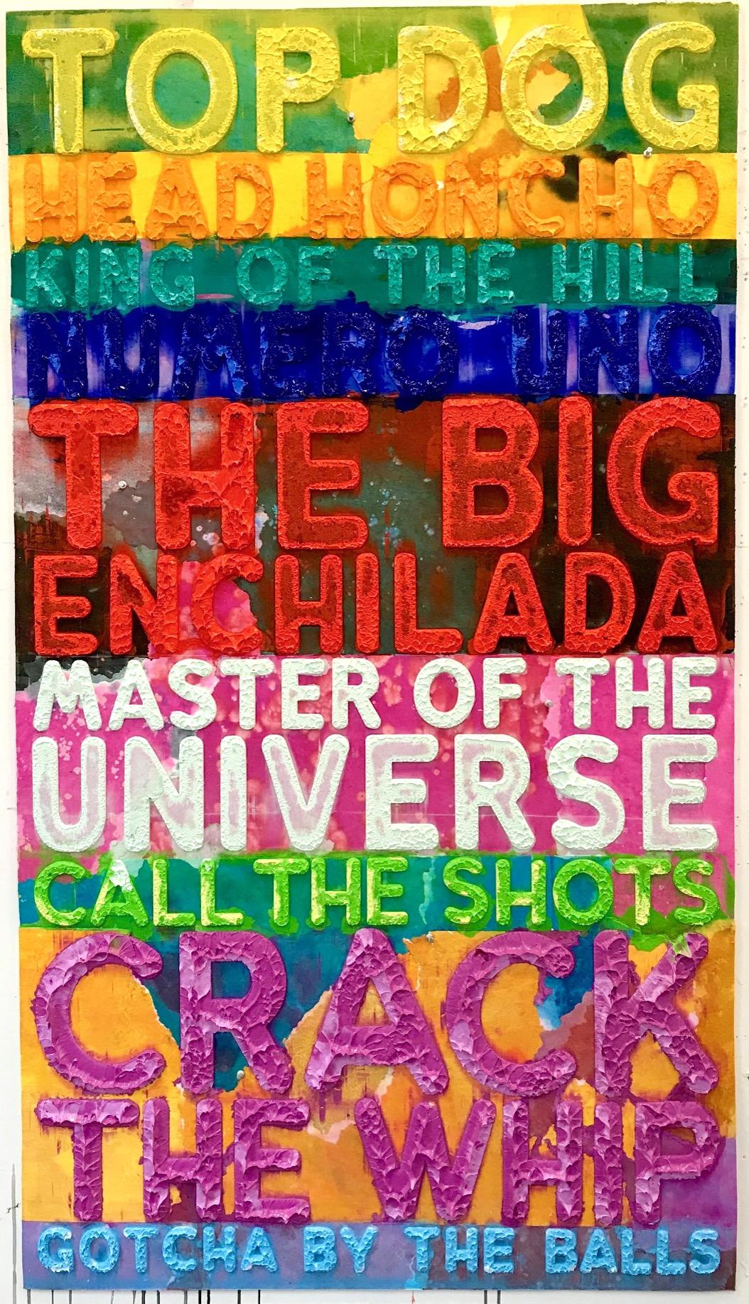 Top Dog - Painting by Mel Bochner
