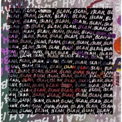 Blah, Blah, Blah + Background Noise -- Screenprint, Text Art by Mel Bochner