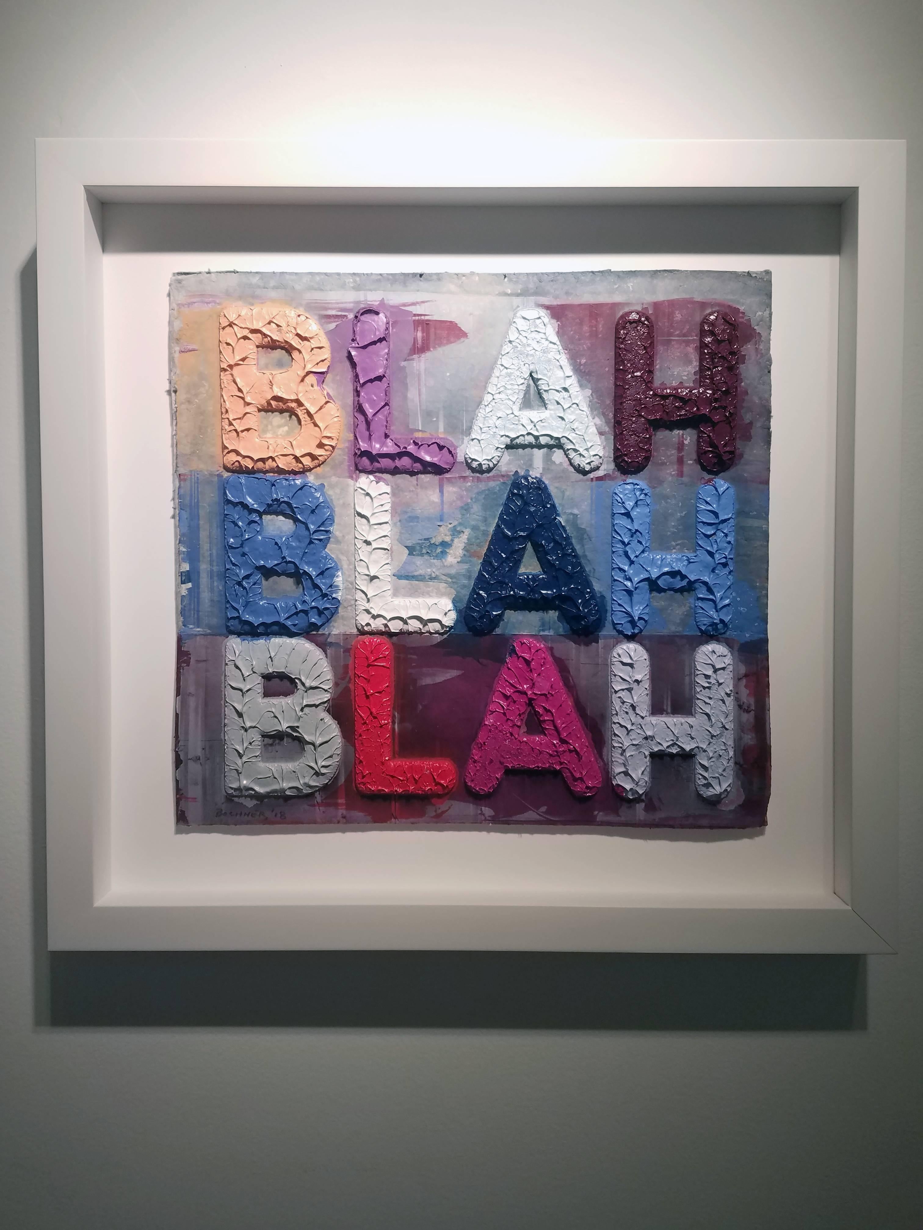 Blah, Blah, Blah - Contemporary Print by Mel Bochner