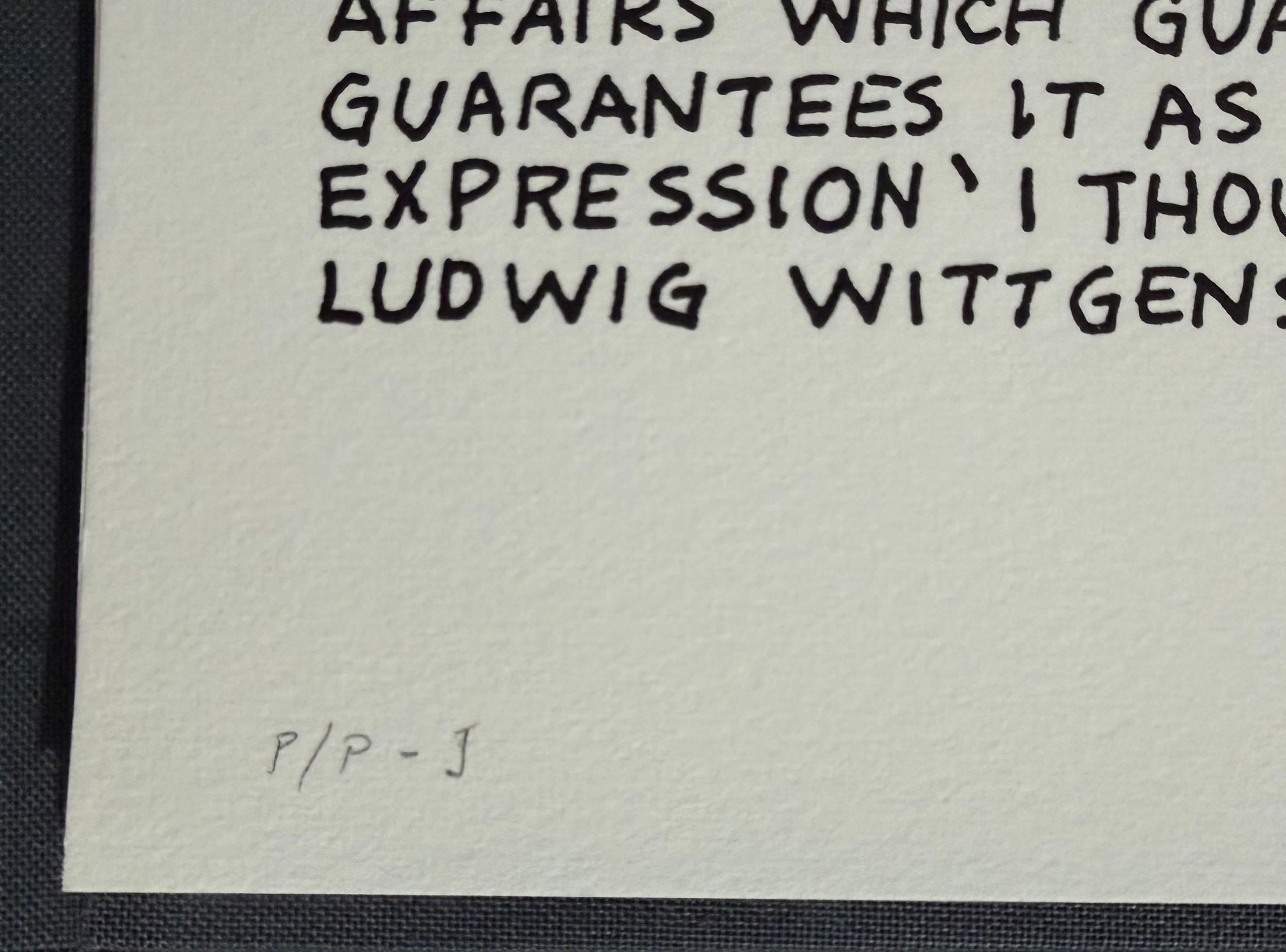 Conceptual Art Hand Signed Mel Bochner Lithograph Print Abstract Geometric Ed 30 For Sale 2