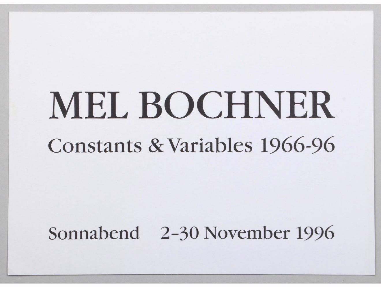 Conceptual Art Hand Signed Mel Bochner Lithograph Print Abstract Geometric Ed 30 For Sale 8