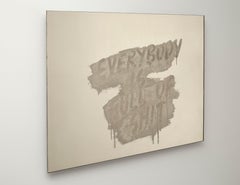 "Tutti sono pieni di merda" dell'artista americano Mel Bochner