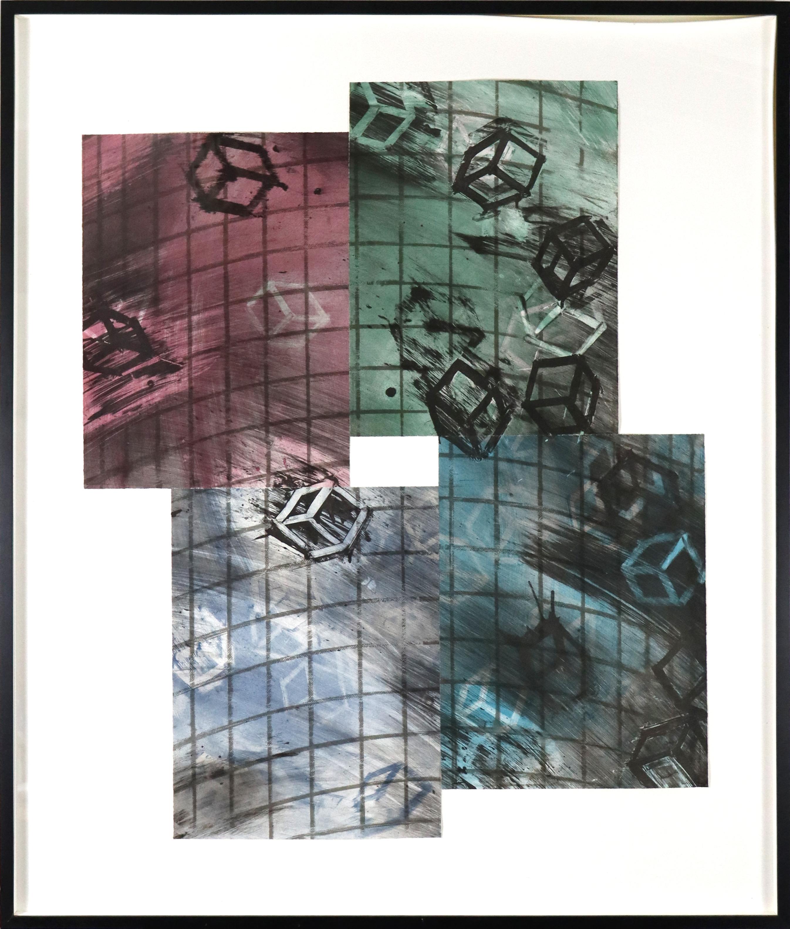 Quatre quatuors Troisième quatuor - Print de Mel Bochner