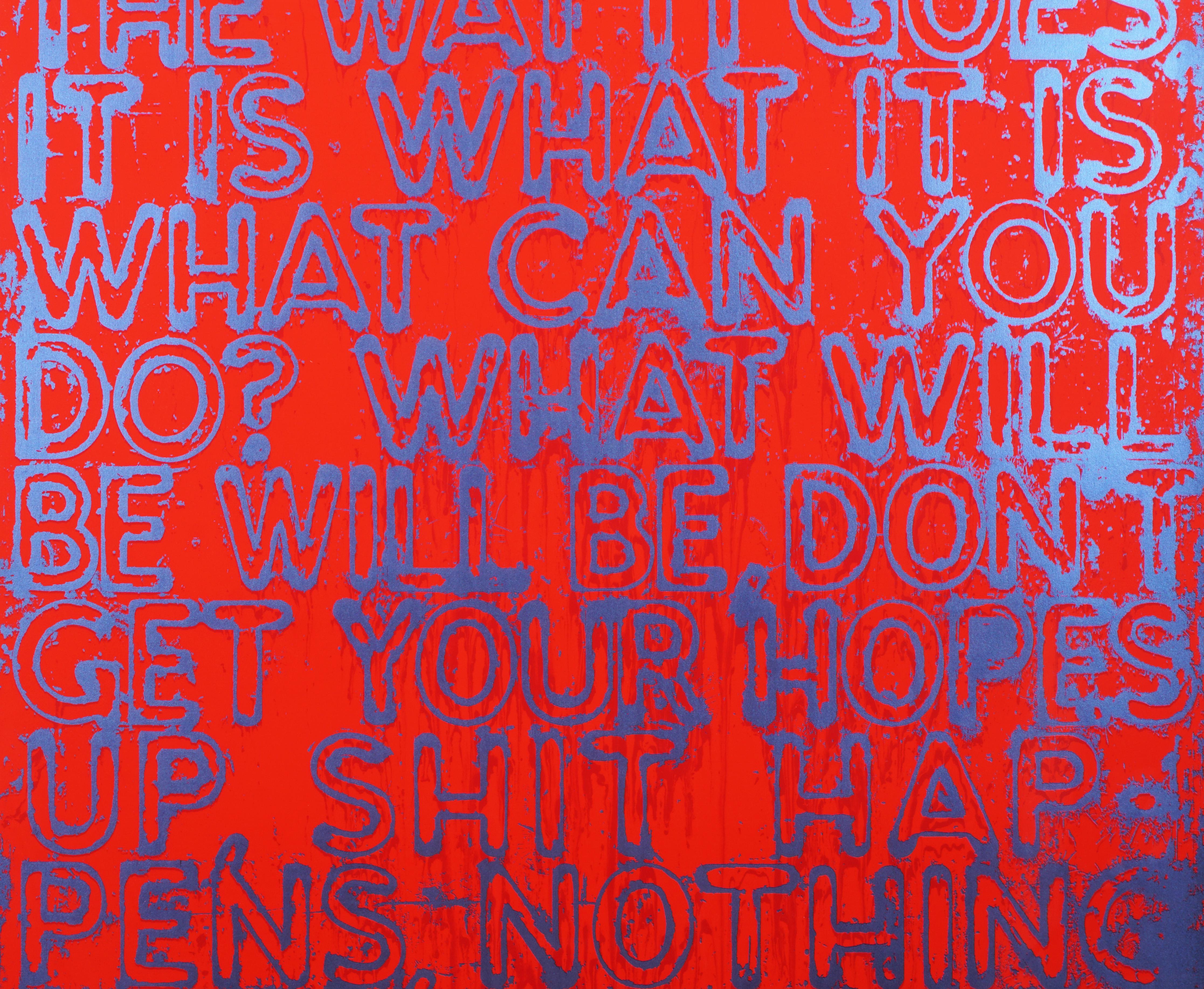 Mel Bochner, 'Oh Well', 2020 4