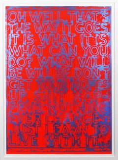 Mel Bochner, 'Oh Well', 2020