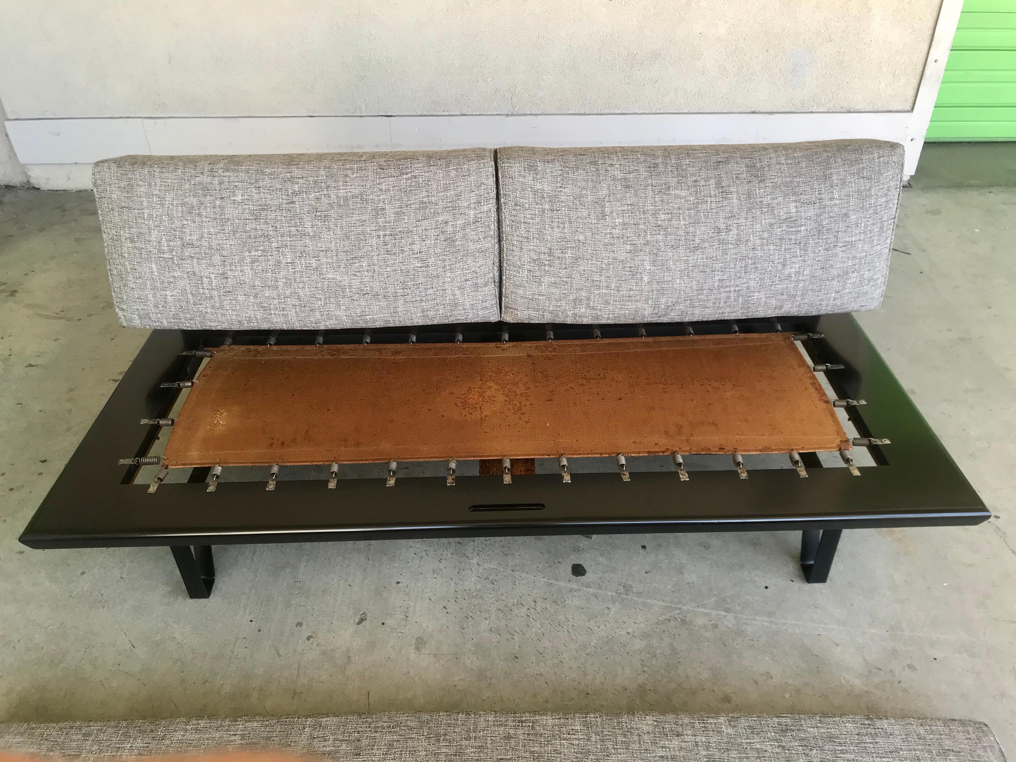 American Mid Century Modern Daybed Sofa Mel Bogart For Sale