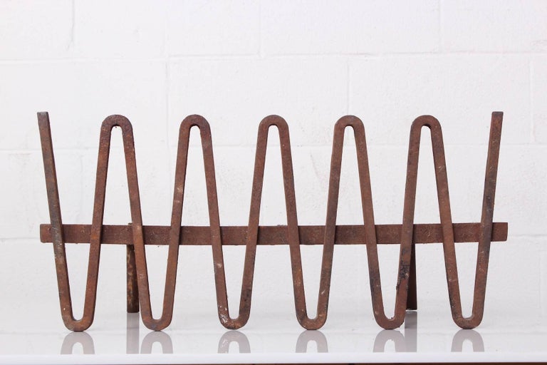 Mel Bogart Fire Grate or Andirons For Sale at 1stDibs