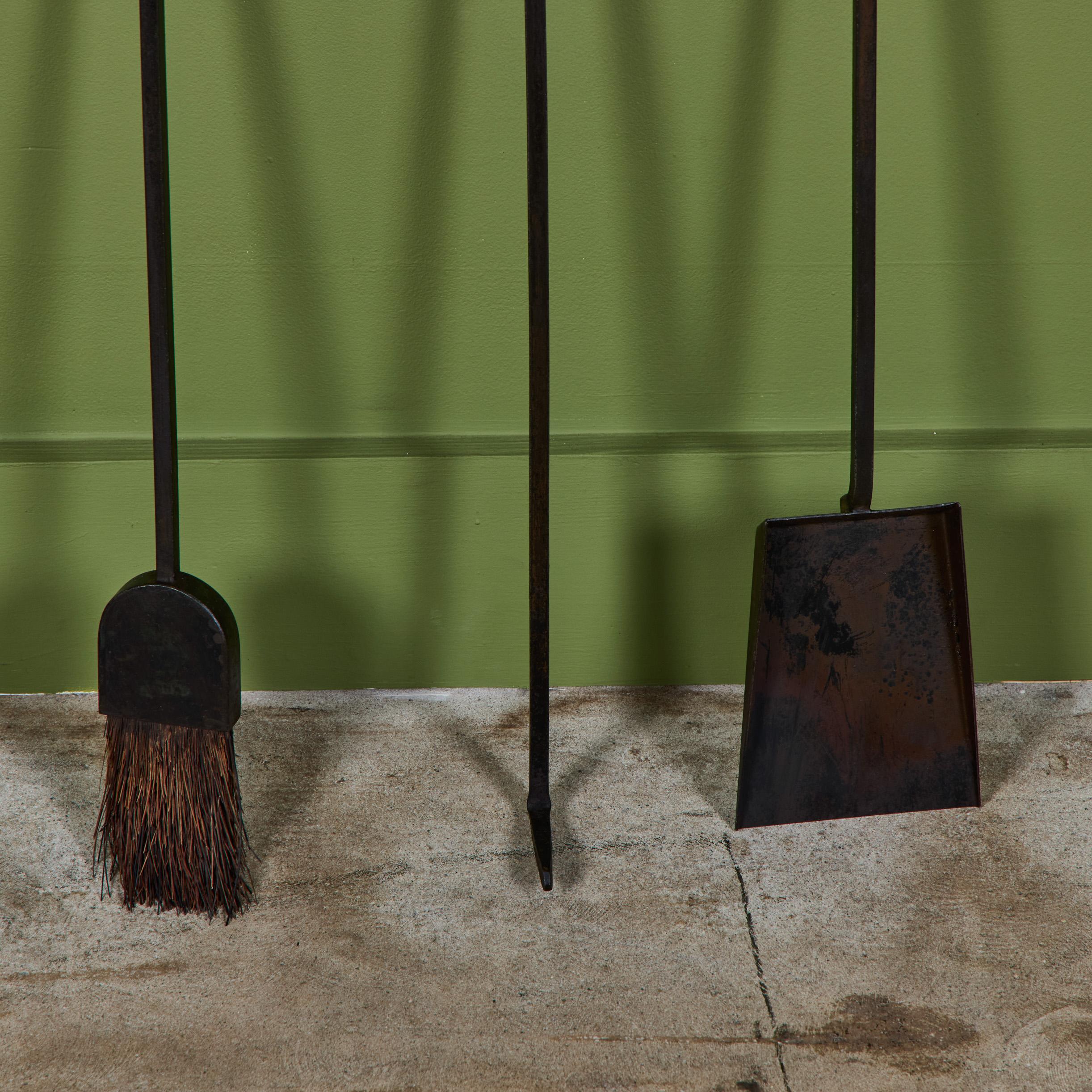 Mel Bogart Fireplace Tool Set For Sale 4
