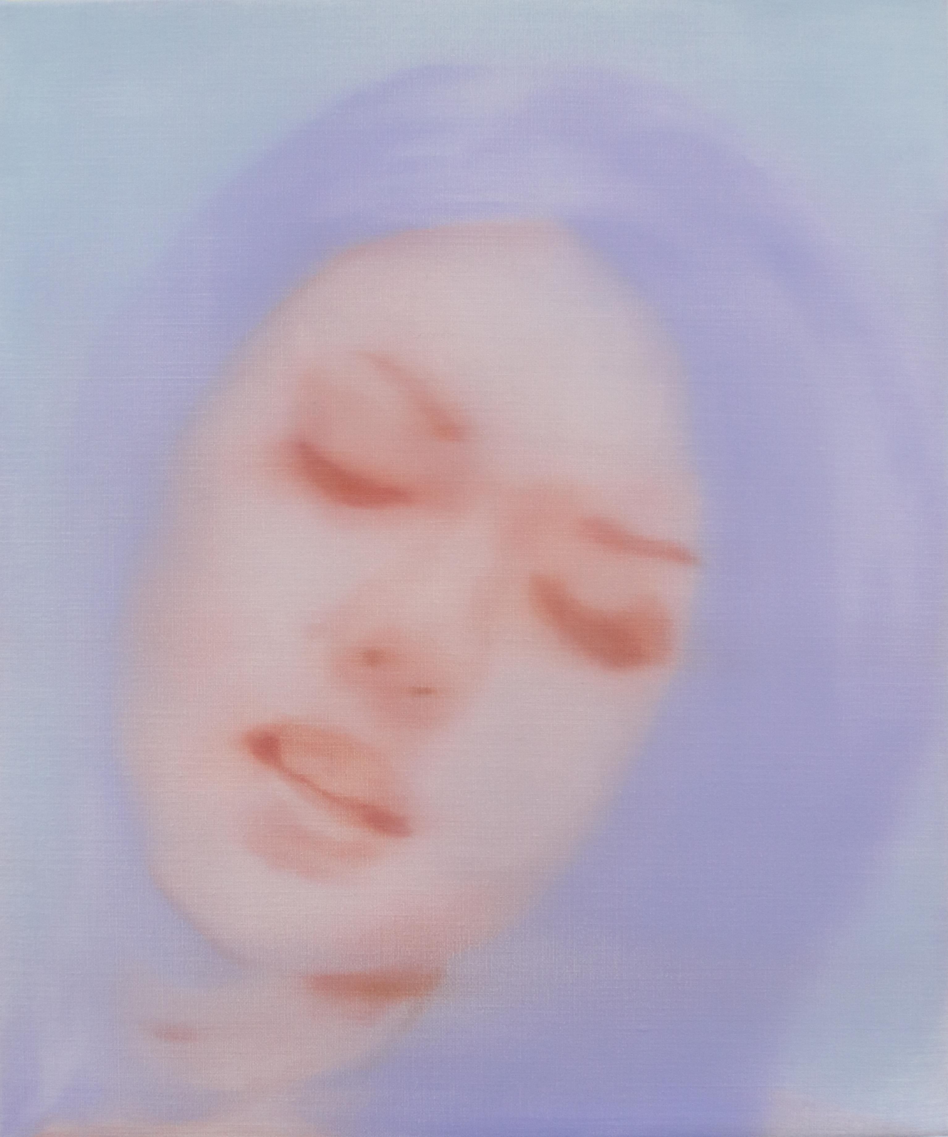 Mel Chan Portrait Painting - Girls Say Hello to Gerhard Richter - Maria Ozawa