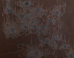 Imperfect Pearls in the Ether of Infinite Labor, Conceptual Woodcut by Mel Chin