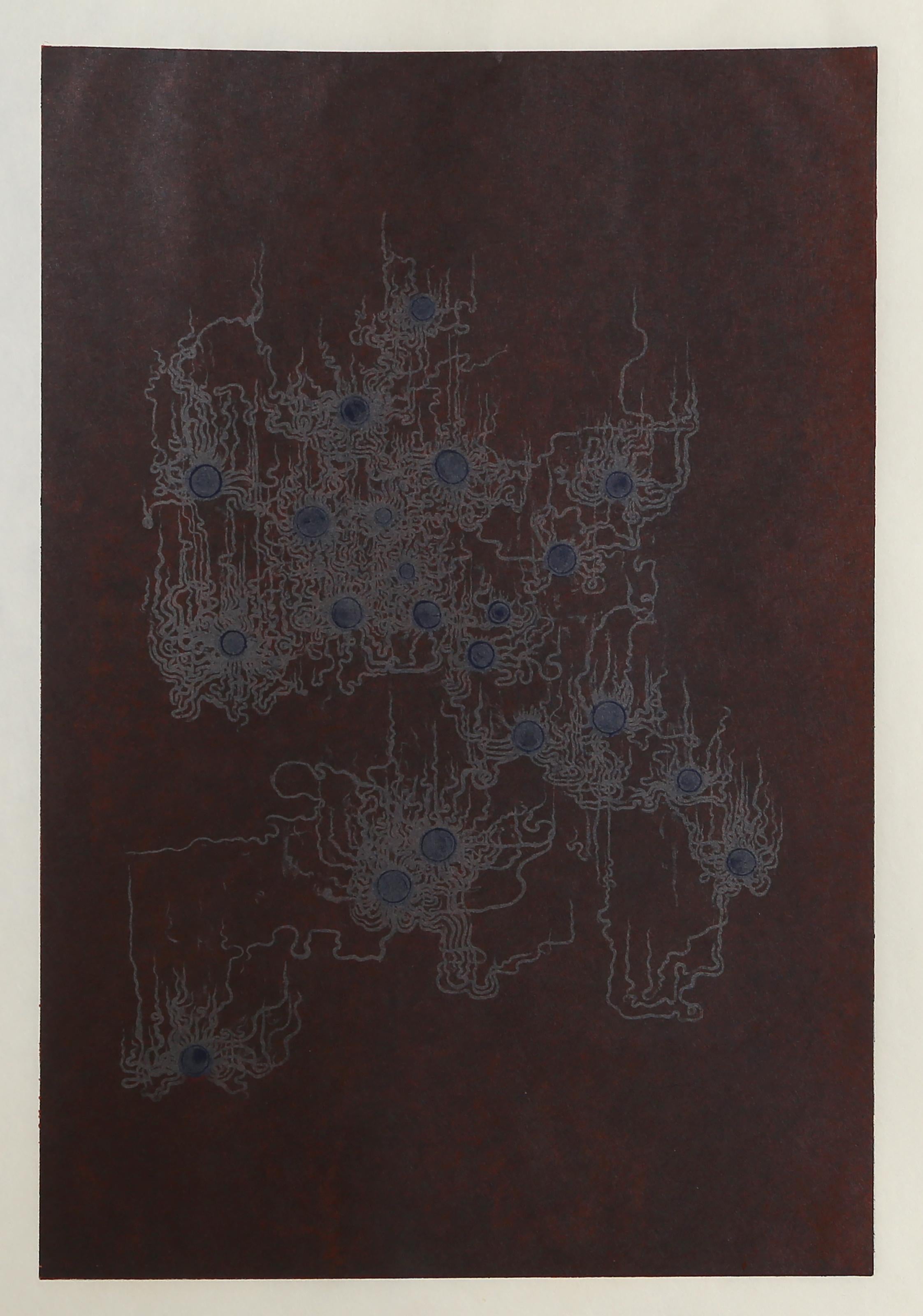Imperfect Pearls in the Ether of Infinite Labor, Conceptual Woodcut by Mel Chin