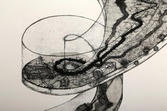 Revival Ramp (ByN), impresión conceptual en técnica mixta de Mel Chin