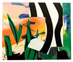 Among The Worst, Something Left - colourful, abstract, oil on canvas on panel