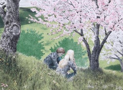 Alone Together, Lithograph by Mel Hunter