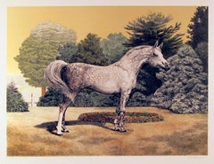 Lithographie réaliste américaine de Mel Hunter